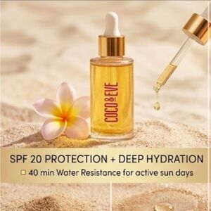 Coco & Eve Sunny Honey Tan Boosting Body Oil SPF 20